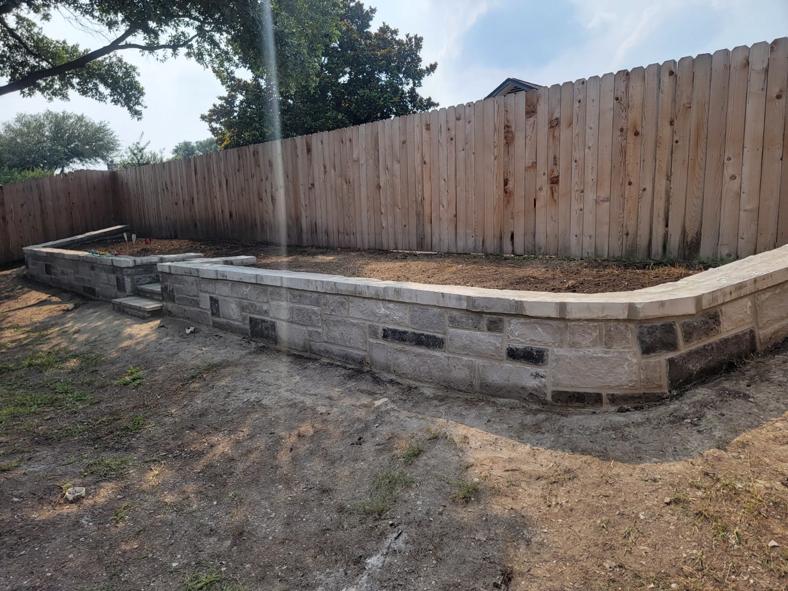Retaining wall project 8