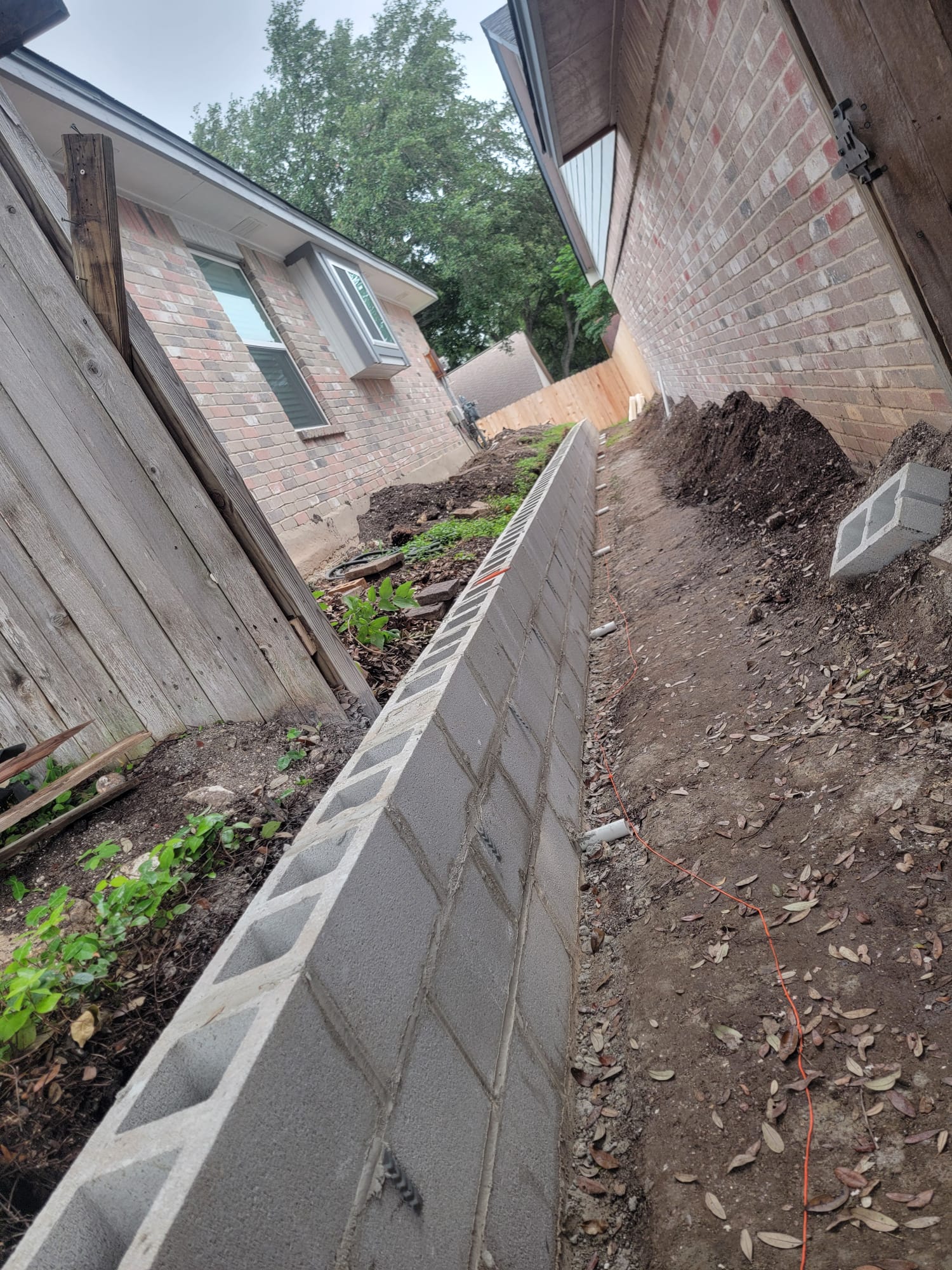 Retaining wall project 4