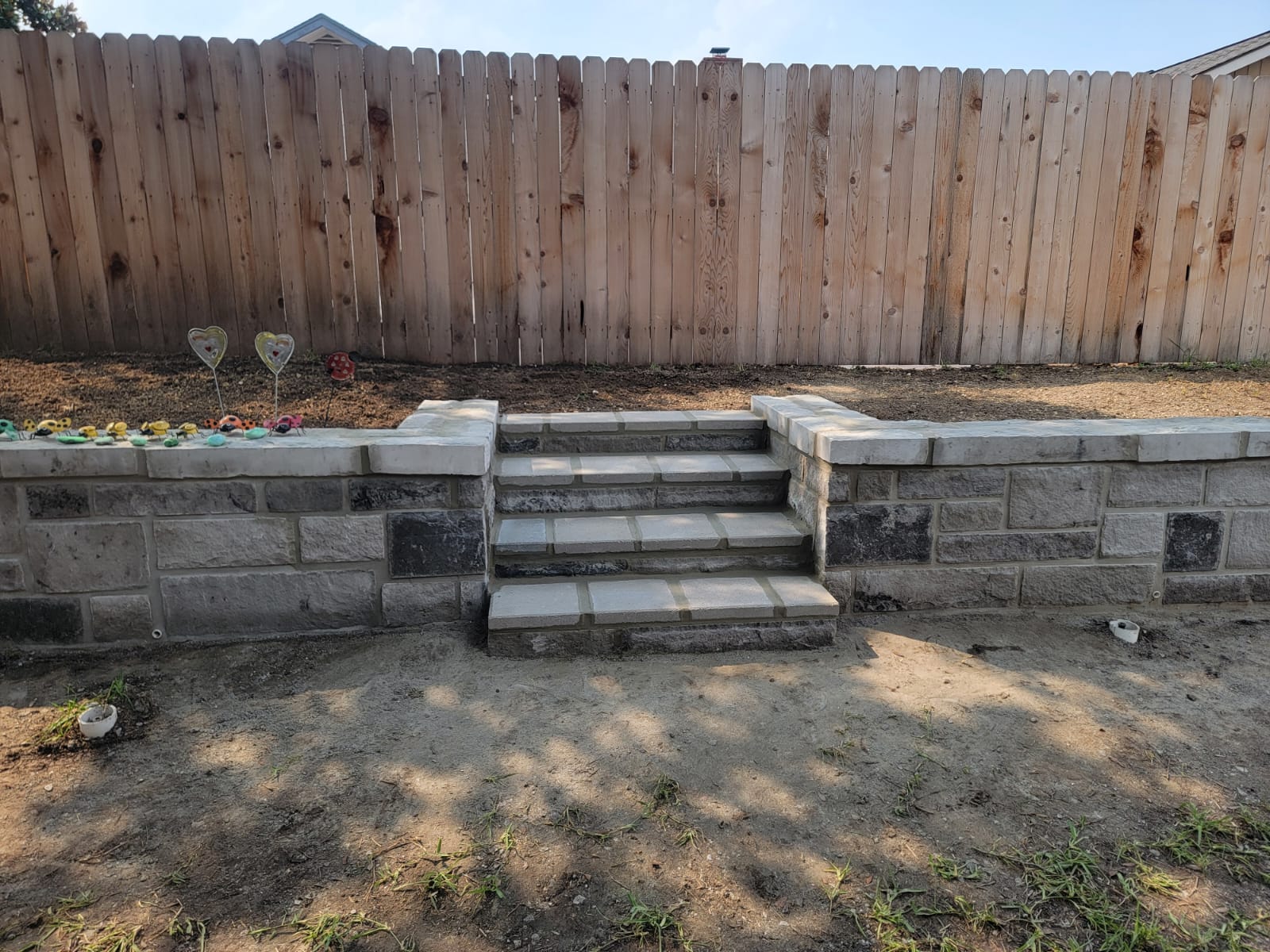 Retaining wall project 7